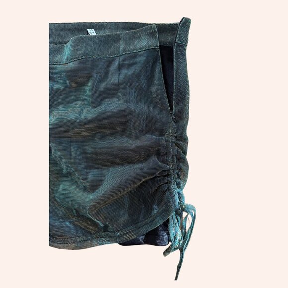 Lenni metallic mesh overlay strapless top - Picture 5 of 6